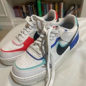 Nike Air Force 1 '07 LV8 trainers in white and multi-colour #sneakers